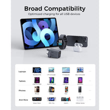 Load image into Gallery viewer, AUKEY PA-C5 Comet Mix 3 100W PD 3-Port GaN Wall Charger with PPS for Laptop & Mobile