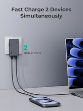 Load image into Gallery viewer, Aukey PA-C4 Comet Slim 67W GaN PD Wall Charger w/ EU UK TH Interchangeable Plugs