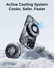 Load image into Gallery viewer, Aukey LC-G10 MagFusion GameFrost Qi2 Magnetic Fast Wireless Charging Active Cooling