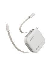 Load image into Gallery viewer, Aukey CB-DCC247 Circlet Reel 240W 0.9m DTY Braided USB-C to USB-C Retractable Cable