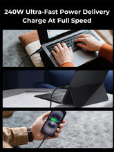 Load image into Gallery viewer, Aukey CB-DCC402 Circlet Mix 80G 1.5m USB4 V2.0 80Gbps USB-C to USB-C Cable