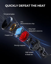 Load image into Gallery viewer, Aukey HD-M12 MagLink Freeze MagSafe Wireless Charging with Cooling System Phone Mount