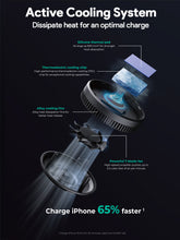 Load image into Gallery viewer, Aukey HD-MC13A MagFusion Dash Pro Qi2 Active Cooling Wireless Charging Phone Mount