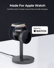 Load image into Gallery viewer, AUKEY LC-MC311 MagFusion 3-in-1 Qi2 15W Magnetic Wireless Charger MFI Certified