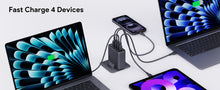 Load image into Gallery viewer, Aukey PA-C6 Comet Mix 4 140W PD 4-Port GaN Wall Charger with PPS for Laptop & Mobile
