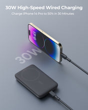 Load image into Gallery viewer, PB-MS06 MagFusion 10000mAh 30W Qi2 Magnetic Wireless Charging Power Bank