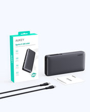 Load image into Gallery viewer, AUKEY PB-Y43 Sprint X 20K 65W 20000mAh Portable Power Bank with Digital Display PD3.0
