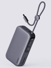 Load image into Gallery viewer, Aukey PB-Y47 Spark Sling 10000mAh Compact Fast Charging PB with Built-in USB-C Cable
