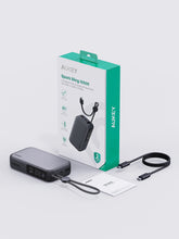 Load image into Gallery viewer, Aukey PB-Y47 Spark Sling 10000mAh Compact Fast Charging PB with Built-in USB-C Cable