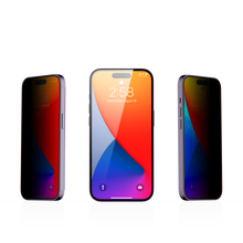 Load image into Gallery viewer, Aukey SP-YS10 iPhone 15 / 15 Plus / 15 Pro / 15 Pro Max PriviShield Privacy Tempered Glass 1pc Pack