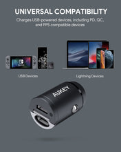 Load image into Gallery viewer, CC-A4 Dual Port USB-C 30W PD Car Charger