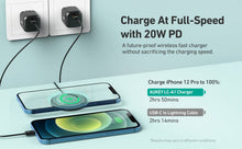 Load image into Gallery viewer, Aukey LC-A1S Snap On 15W Qi-Compatible Fast Wireless Charging Wire (USB-C) Magsafe Compatible