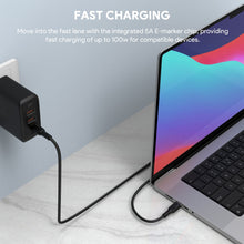 Load image into Gallery viewer, Aukey CB-KCC101/CB-KCC102 100W Braided USB C to C Cable with Kevlar Core (1m/1.8m)