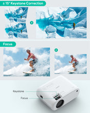 Load image into Gallery viewer, RD-860 Version 2 Wireless Wi-Fi Mini Projector with 1080p Resolution Support Smartphone Screen Sync