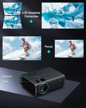 Load image into Gallery viewer, AUKEY RD-870S Cinex S Lite Full HD 1080P Wi-Fi LED Projector with Support Smartphone Screen Sync HDMI