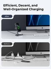 Load image into Gallery viewer, AUKEY LC-MC213 Qi2.2 MagFusion 2X 2-in-1 25W Magnetic Wireless Charging Station
