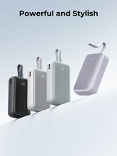 Load image into Gallery viewer, [CCC Certified] Aukey PB-Y61 Spark Sling 30W 10000mAh Fast Charging Powerbank with Built-in Type-C Cable
