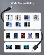 Load image into Gallery viewer, Aukey CB-DAC03 15W Circlet AC 1m DTY Braided Fast Charging Fast Data Transfer USB-A to USB-C Cable
