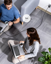 Load image into Gallery viewer, Aukey CB-DAC03 15W Circlet AC 1m DTY Braided Fast Charging Fast Data Transfer USB-A to USB-C Cable
