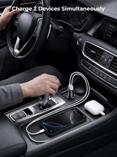 Load image into Gallery viewer, Aukey CC-A3P Enduro Nano AC 65W 2-Port Car Charger
