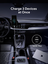 Load image into Gallery viewer, Aukey CC-P4 Pathfinder Mix 3 165W Fast Charging Car Charger
