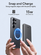Load image into Gallery viewer, [CCC Certified] Aukey PB-MS03 MagFusion Slim 5000mAh Magnetic Wireless Power Bank
