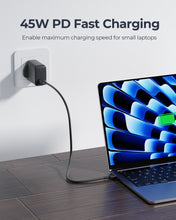 Load image into Gallery viewer, Aukey PA-F4 Swift 45W PD Wall Charger with GaN Power Tech - Supports Samsung Super Fast Charging 2.0