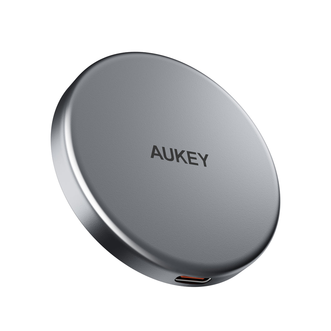 Aukey LC-MC10 MagLink Aura Magnetic Wireless Charger Qi2 15W Fast Charging