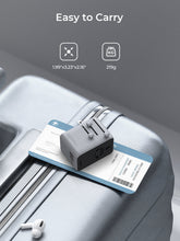 Load image into Gallery viewer, Aukey PA-TA13 Globe Reel 45W GaN Universal Adapter with Retractable Cable
