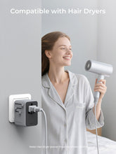 Load image into Gallery viewer, Aukey PA-TA14 Globe Reel 70W GaN Universal Adapter with Retractable Cable
