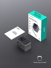 Load image into Gallery viewer, Aukey PA-TA14 Globe Reel 70W GaN Universal Adapter with Retractable Cable
