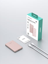 Load image into Gallery viewer, Aukey PB-MS07 MagFusion M Qi2 5000mAh Magnetic Wireless Power Bank
