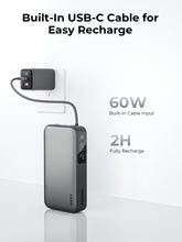 Load image into Gallery viewer, Aukey PB-Y48 Spark Sling 100W 20000mAh Compact Fast Charging Power Bank Built-in USB-C Cable
