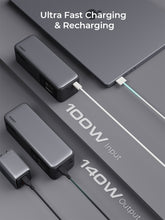 Load image into Gallery viewer, Aukey PB-Y63 Spark Mega 27600mAh 140W PD Ultra-Fast Charging Laptop Power Bank
