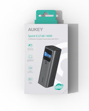 Load image into Gallery viewer, AUKEY PB-Y45 27,600mAh 140W Ultra-Fast Charging Power Bank with Smart Digital Display