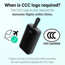 Load image into Gallery viewer, [CCC Certified] Aukey PB-Y61 Spark Sling 30W 10000mAh Fast Charging Powerbank with Built-in Type-C Cable
