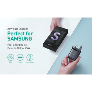 PA-R1A Minima PD 25W Nano Wall Charger with PPS Samsung Super Fast Charging 2.0 Galaxy Note 10 S21 S22 iPhone 12