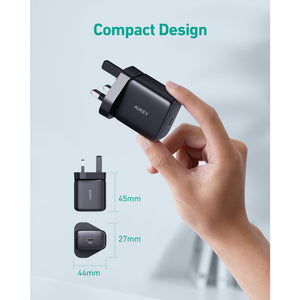 PA-R1A Minima PD 25W Nano Wall Charger with PPS Samsung Super Fast Charging 2.0 Galaxy Note 10 S21 S22 iPhone 12
