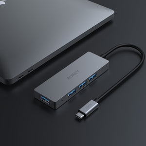 4 Port USB C Hub | USB C to 4 Port USB 3.1 | Aukey Singapore