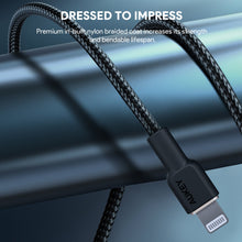 Load image into Gallery viewer, AUKEY CB-KCL1/CB-KCL2 Circlet CL Nylon Braided USB-C to Lightning Cable (1/1.8m)