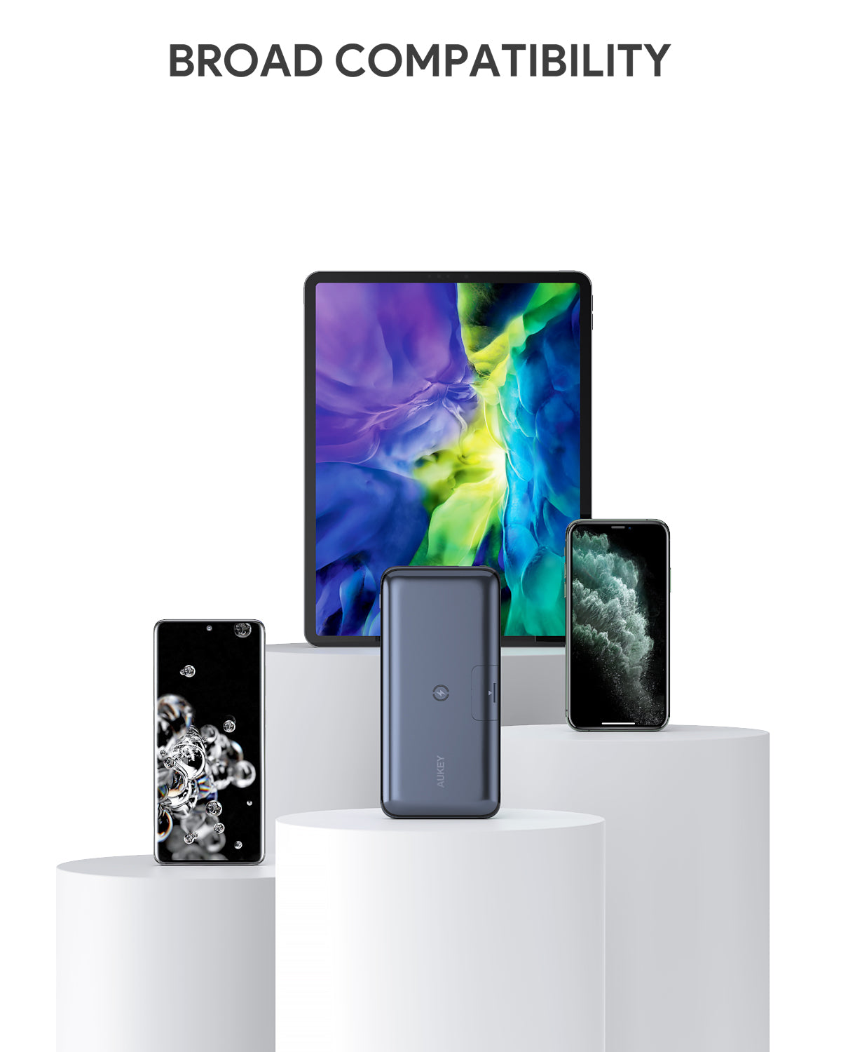 aukey wireless power bank 20000mah