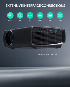 AUKEY RD-870S Cinex S Lite Full HD 1080P Wi-Fi LED Projector with Support Smartphone Screen Sync HDMI